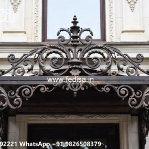 Attractive House Elevation Iron Art Concepts No-2140