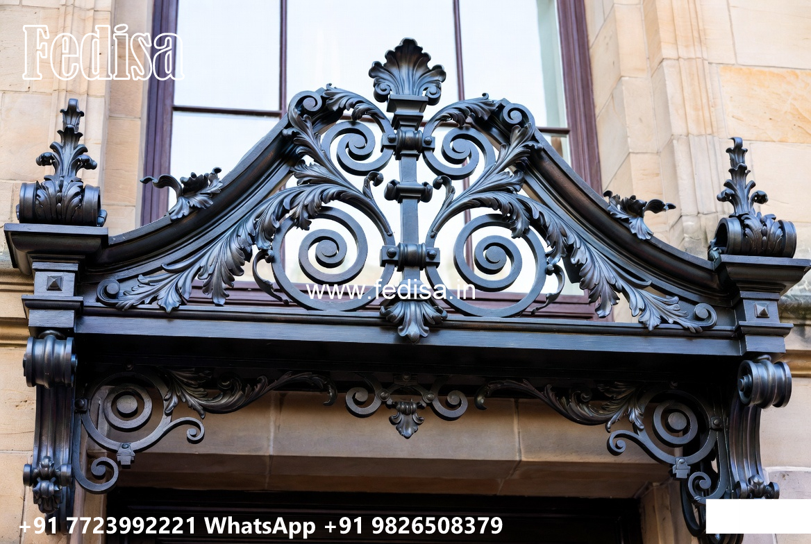Luxury House Elevation Iron Panel Inspirations No-2160