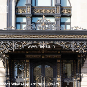 Modern Exterior House Iron Elevation Concepts No-2167