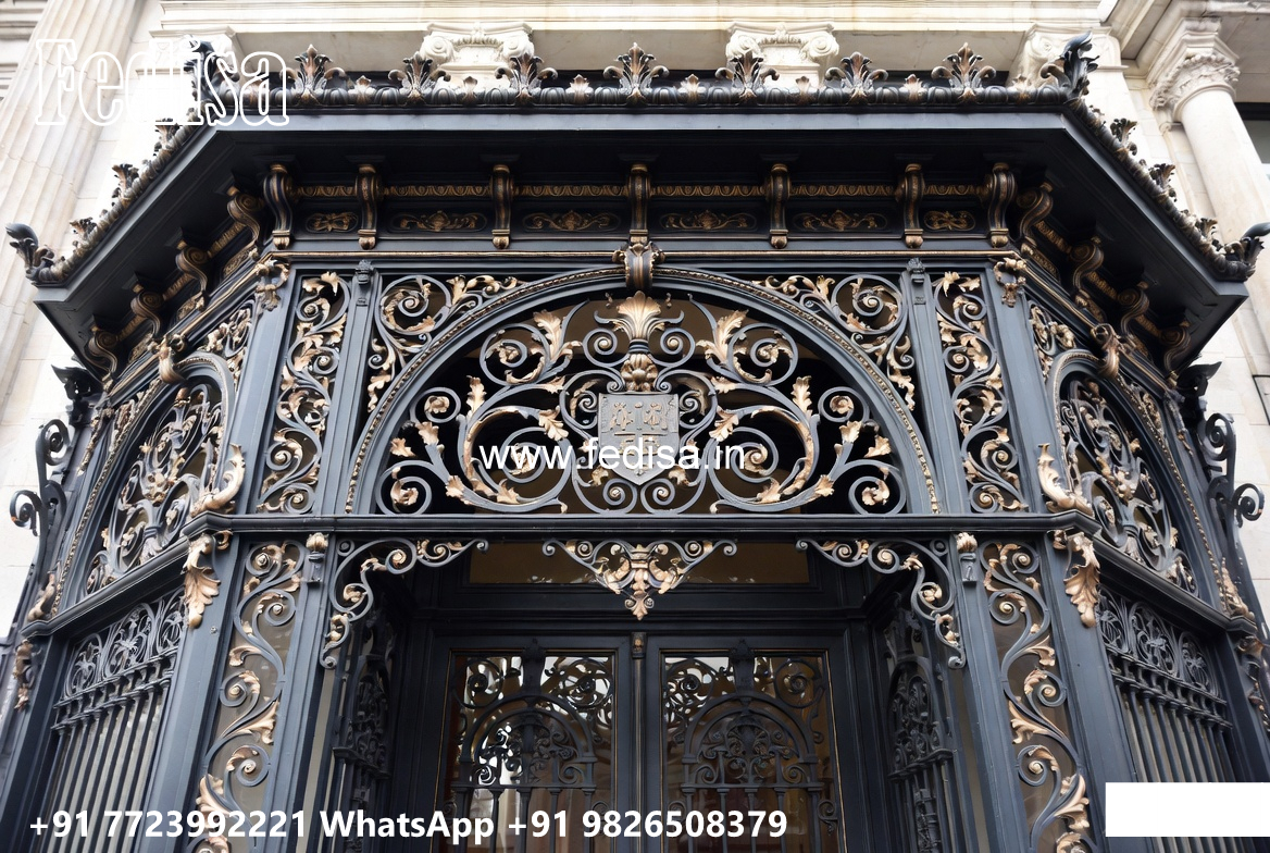 Elegant House Exterior Iron Structural Ideas No-2186