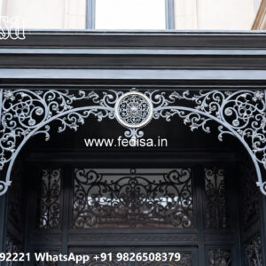 Stylish Iron Exterior Feature Design for Homes No-2195