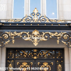 Decorative House Front Iron Wall Design No-2199