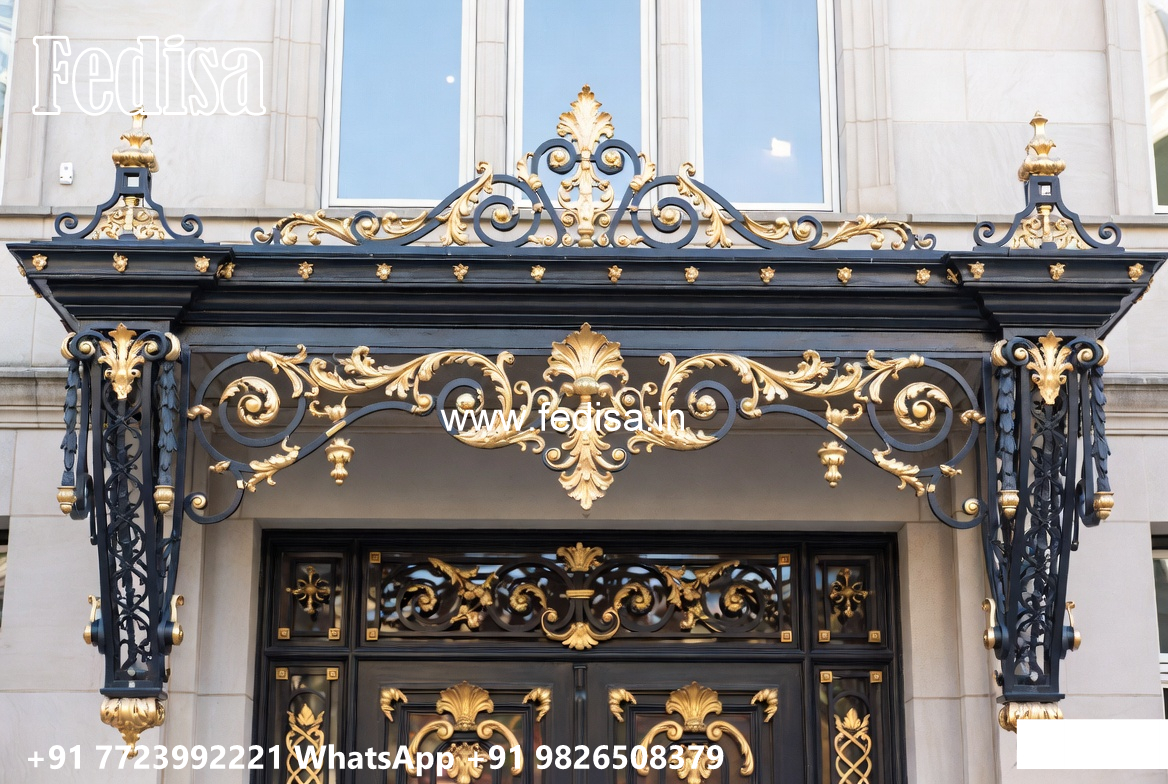 Decorative House Front Iron Wall Design No-2199