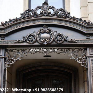 Modern House Elevation Iron Design with Decorative Panels No-2201