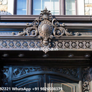 House Elevation Iron Design with Elegant Structural Patterns No-2212