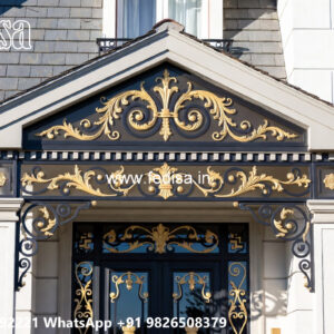 Modern House Elevation Iron Geometric Patterns No-2229