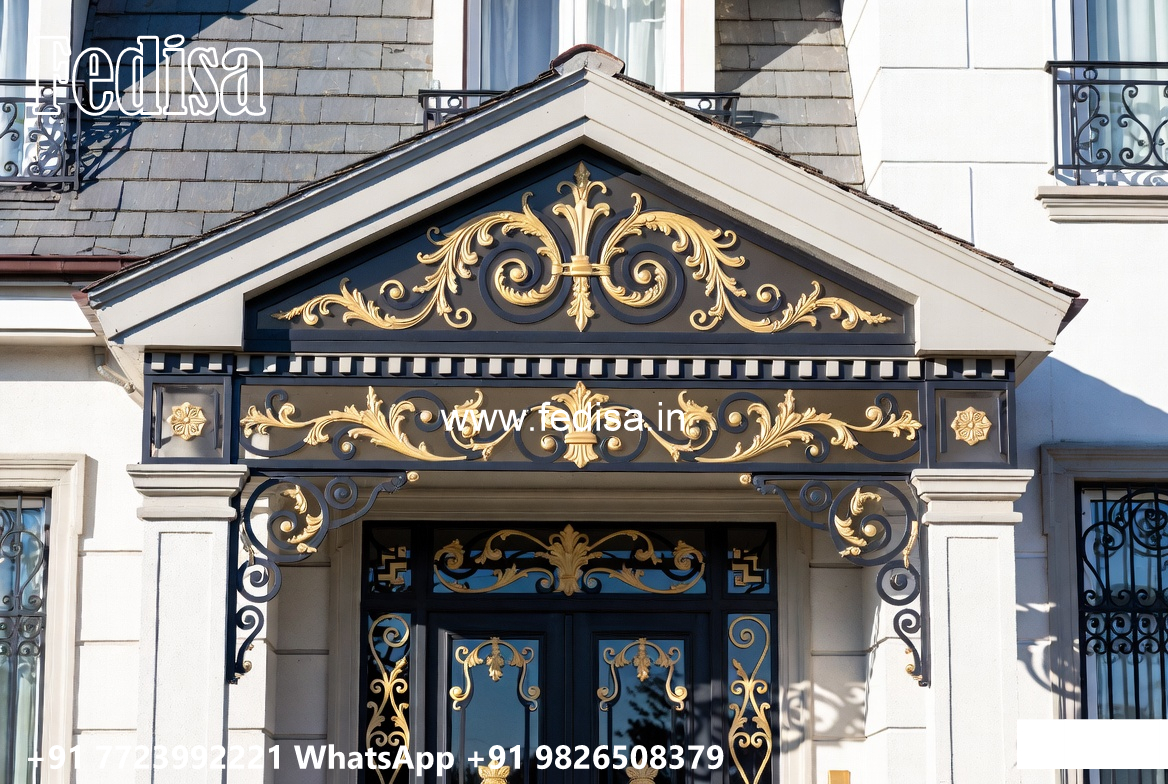 Modern House Elevation Iron Geometric Patterns No-2229