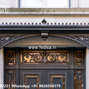 House Elevation Iron Design with Stylish Decorative Grill No-2233