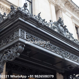 House Elevation Iron Design with Elegant Outdoor Patterns No-2239