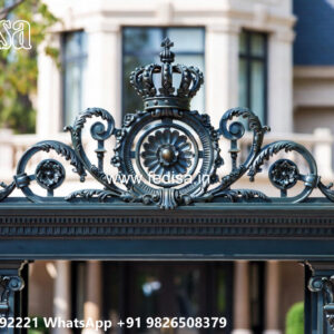 Contemporary House Exterior Iron Art Concepts No-2246