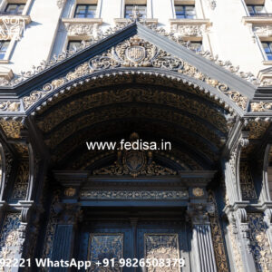 House Elevation Iron Design with Premium Metal Texture No-2260