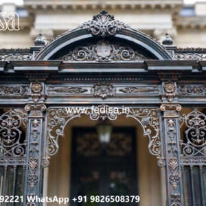 House Elevation Iron Design with Elegant Front Patterns No-2266