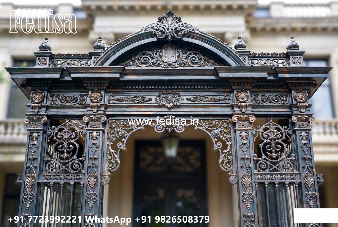 House Elevation Iron Design with Elegant Front Patterns No-2266