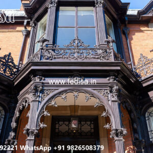 Decorative Modern Iron Grill for House Front No-2270