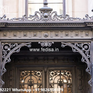 Modern House Elevation Iron Wall Inspirations No-2274