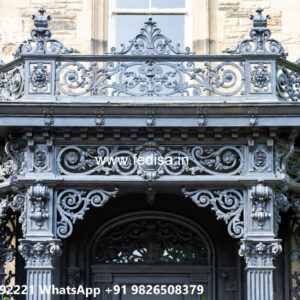 Modern House Elevation Iron Decorative Facade Ideas No-2301