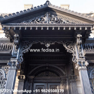 Elegant House Front Iron Structural Beauty No-2316