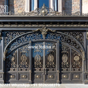 House Elevation Iron Design with Stylish Front Elegance No-2321