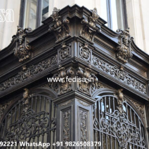 Attractive Iron Exterior Wall House Design No-2342