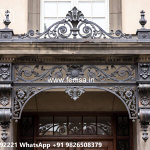 House Elevation Iron Design with Stylish Outdoor Panels No-2348