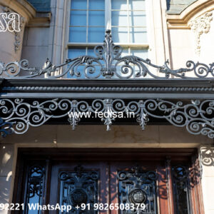 Decorative House Front Iron Roofing Concepts No-2359
