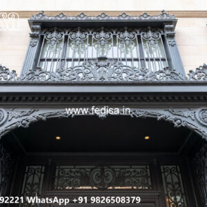 Contemporary House Exterior Iron Feature Ideas No-2366
