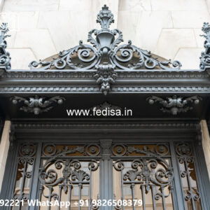 House Elevation Iron Design with Modern Structural Appeal No-2367