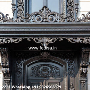 Luxury House Elevation Iron Decorative Framework No-2384