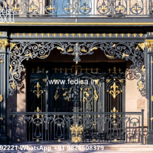 House Elevation Iron Design with Stylish Architectural Beauty No-2400