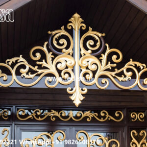 House Elevation Iron Design with Contemporary Structural Elegance No-2403