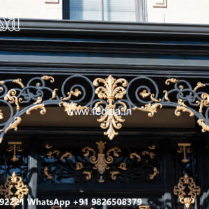 Attractive House Exterior Iron Wall Design No-2408