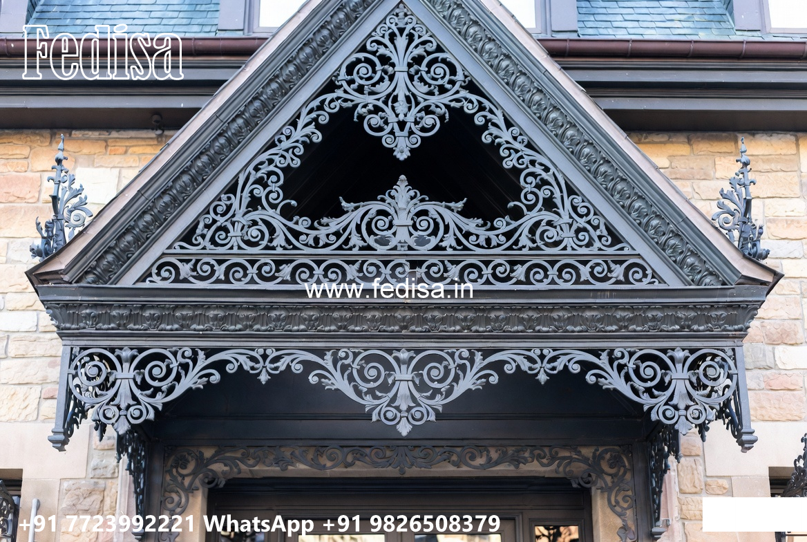 Luxury House Front Iron Panel Inspirations No-2421