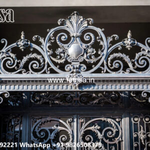 Attractive House Front Iron Art Design No-2424