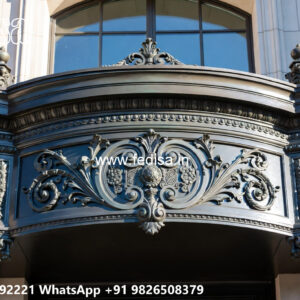 House Elevation Iron Design with Stylish Luxury Exterior No-2444