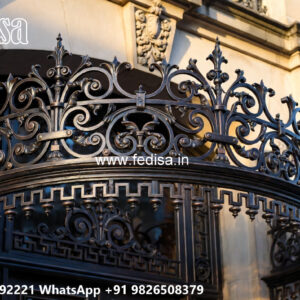 House Elevation Iron Design with Attractive Geometric Appeal No-2450