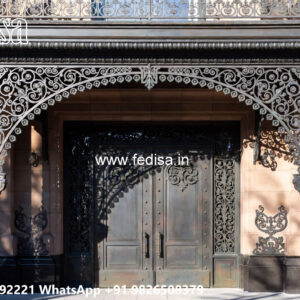 House Elevation Iron Design with Stylish Artistic Appeal No-2456
