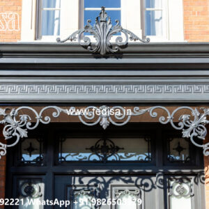 Luxury House Front Iron Feature Wall Ideas No-2463