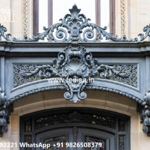 Contemporary Luxury House Front Iron Concepts No-2493