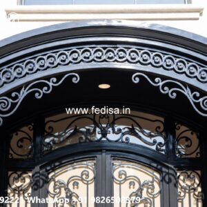 Decorative Exterior Iron Structural House Design No-2494