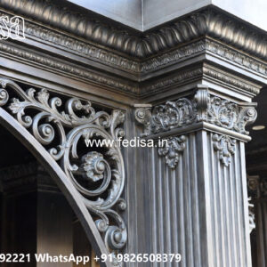 House Elevation Iron Design with Premium Artistic Detailing No-2495
