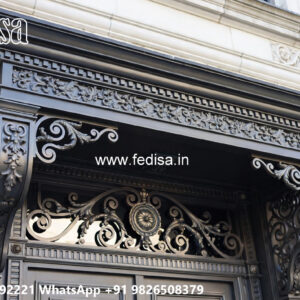 Luxury Villa Elevation Iron Design for Elegant Homes No-2502