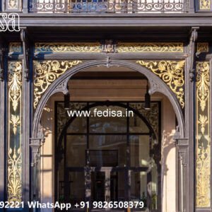 Contemporary Villa Elevation Iron Design Inspirations No-2504