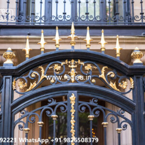 Beautiful Villa Elevation Iron Design Concepts No-2510