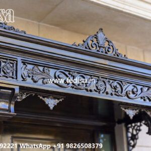 Modern Villa Elevation Iron Roofing Design No-2539