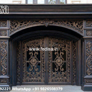Elegant Villa Front Iron Cladding Concepts No-2546
