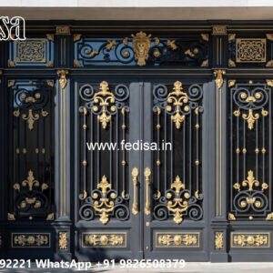 Stylish Villa Elevation Iron Structural Design No-2550