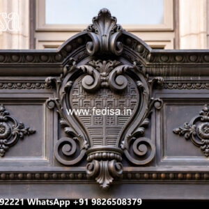 Elegant Villa Front Iron Wall Design No-2566