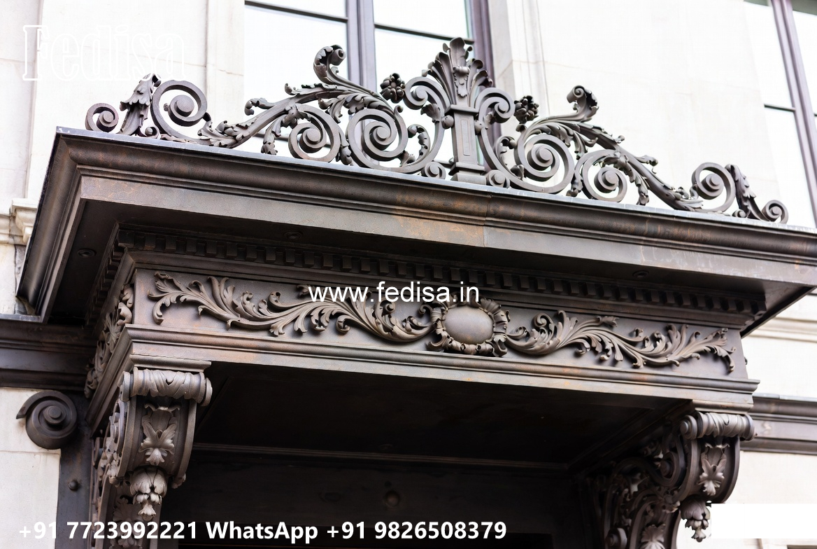 Luxury Villa Elevation Iron Exterior Beauty No-2567