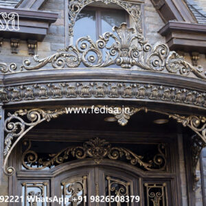 Decorative Villa Front Iron Feature Wall Ideas No-2574