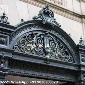 Decorative Iron Exterior House Design for Villas No-2606